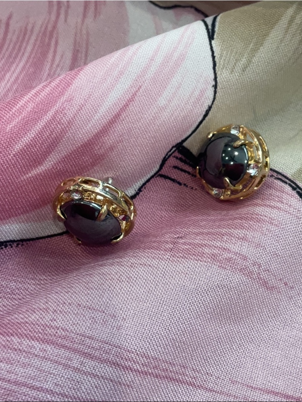 hematite earrings